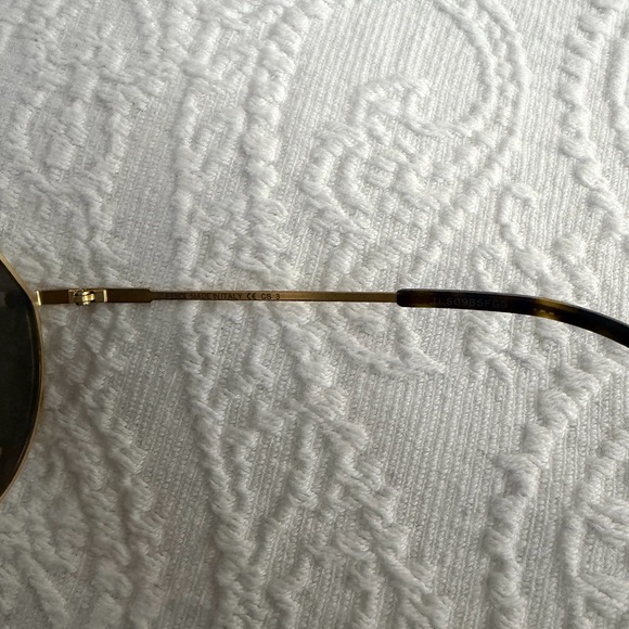 Fendi Gold and Brown Women's Sunglasses - Picture 5 of 5